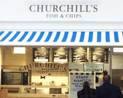 Fish chip shop offering gluten free menu